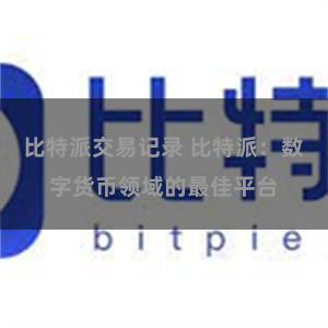 比特派交易记录 比特派：数字货币领域的最佳平台