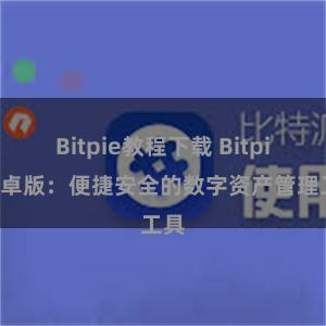 Bitpie教程下载 Bitpie安卓版：便捷安全的数字资产管理工具